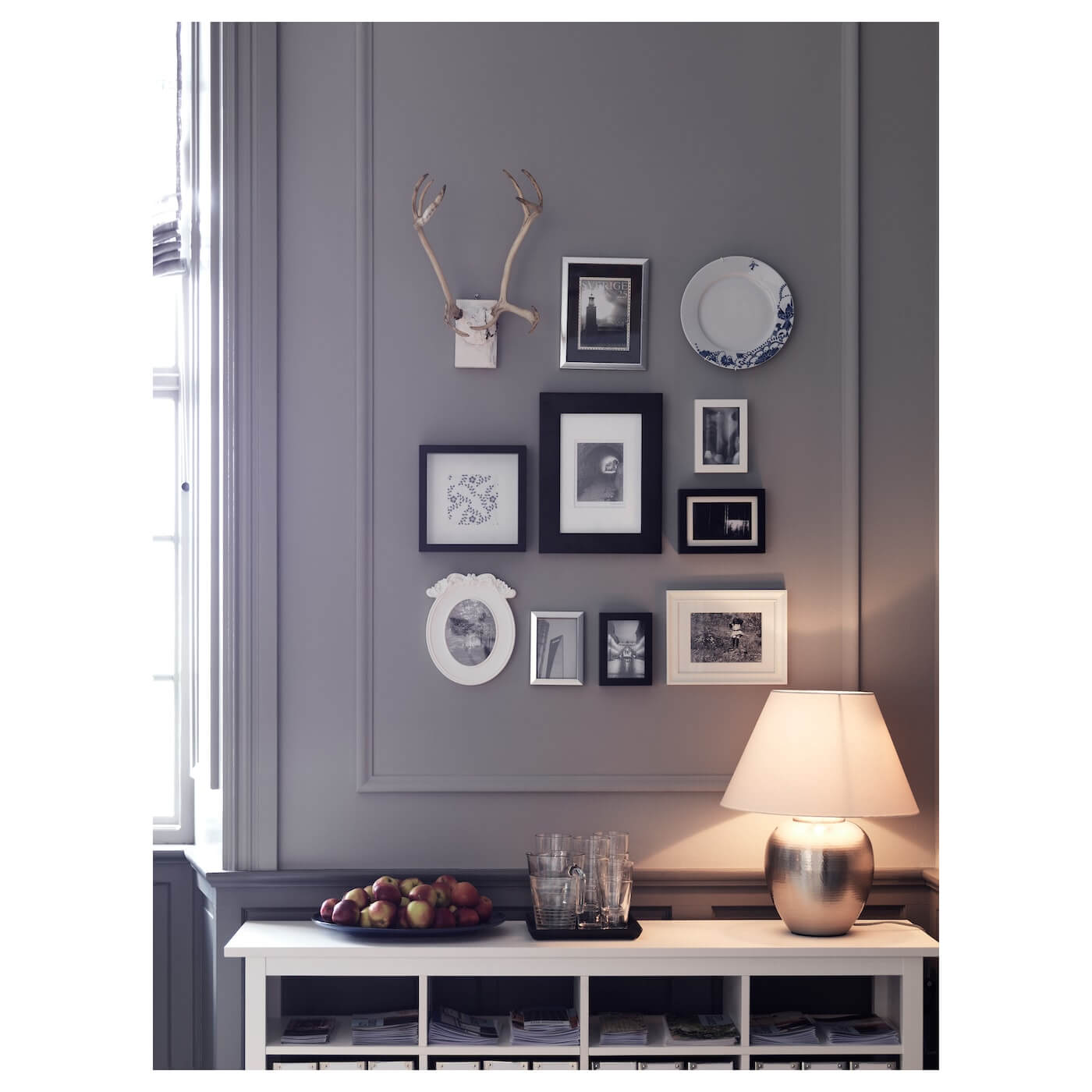 قاب عکس ikea چوبی